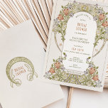 Convites de chá de panela Art Nouveau Morris<br><div class="desc">Este chá de panela impressionante apresenta o estilo icônico Art Nouveau de William Morris. A design é inspirada pelas linhas elegantes e curvas que fluem de Art Nouveau, com um toque de glamour Art Deco. O convite contém detalhes florais complexos. O texto é impresso em na moda, perfeito para qualquer...</div>