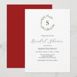 Convites de chá de panela Casamento de Natal
