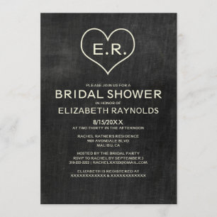 Convites de chá de panela de ardósia