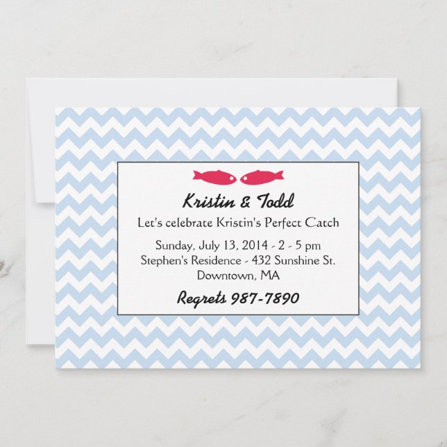 Convites de Chá de panela de captura perfeito (Frente)