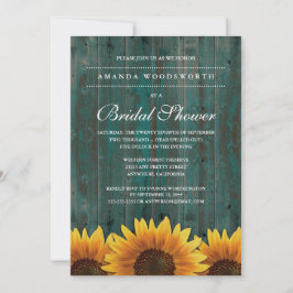 Convites de chá de panela de girassol russos do pa