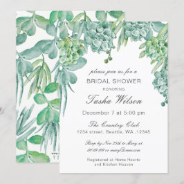 Convites de chá de panela de Sucultivos Sensaciona