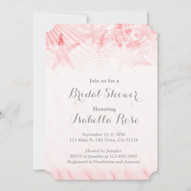 Convites de chá de panela personalizados da Starfi (Frente)