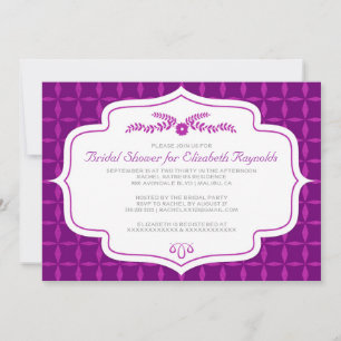 Convites de chá de panela Retroativos de outono