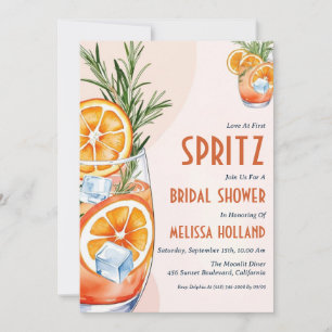 convites de chá de panela spritz de aperol