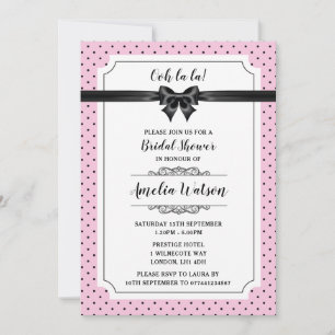 Convites de chá de panela temáticos de Paris