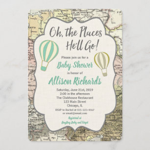 Convites de chá quente para bebês