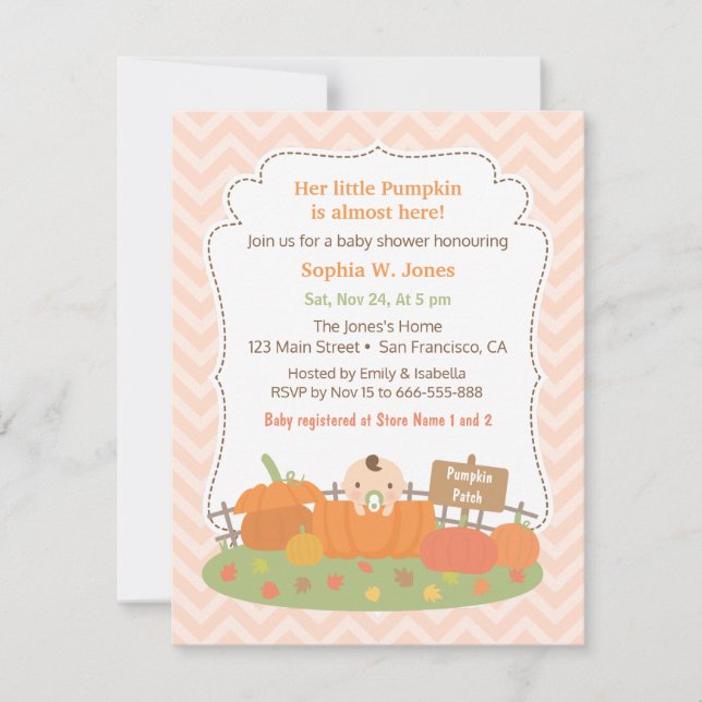 Convites de Chamada para Baby Shower do Pequeno Ab (Frente)