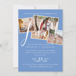 Convites de Chat de Vídeo ao Vivo para Casamento o