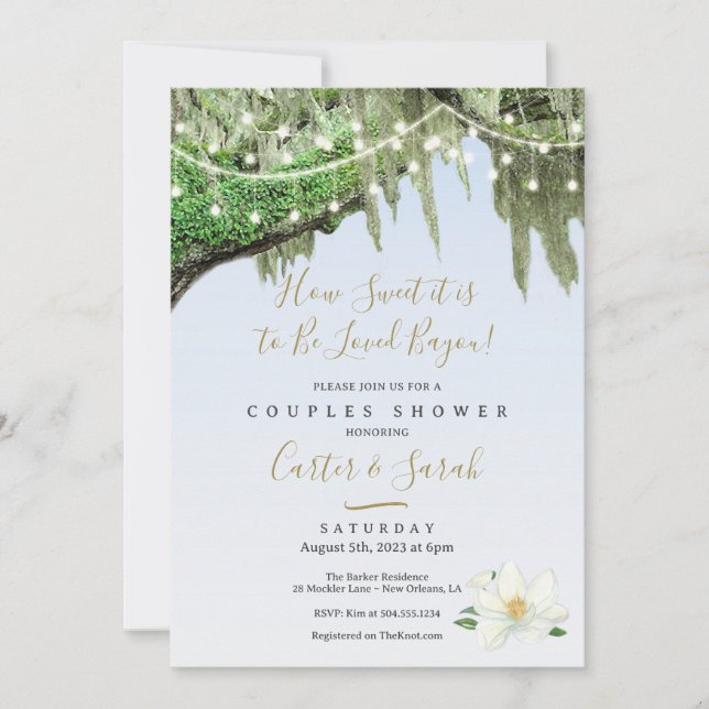 Convites de Chuveiro para Casais, Chuveiro de Noiv (Frente)