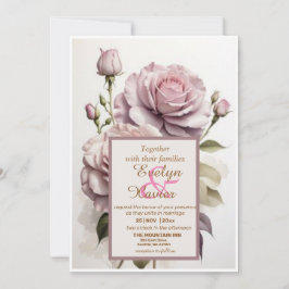 Convites de Começos Floridos a Romances Cor-de-Ros