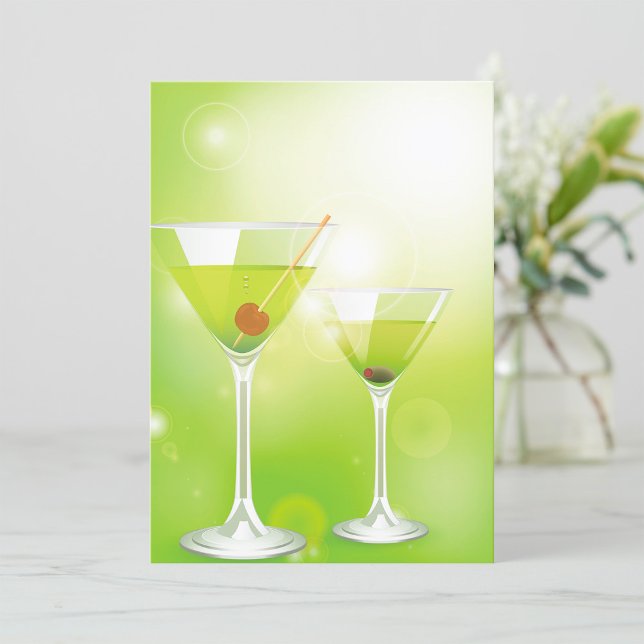 Convites de Coquetéis Martini (Criador carregado)