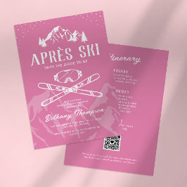Convites de Despedida de Solteira de Esqui de Inve