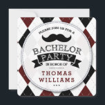 Convites de Despedida de Solteiro com Bigode na Mo<br><div class="desc">Convites de Despedida de Solteiro com Bigode na Moda.</div>