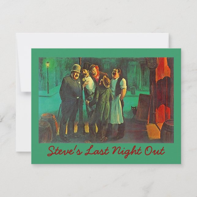 CONVITES DE DESPEDIDA DE SOLTEIRO ONTEM À NOITE À  (Frente)