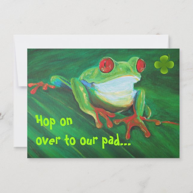 Convites de Dia de São Patrício engraçados (Frente)