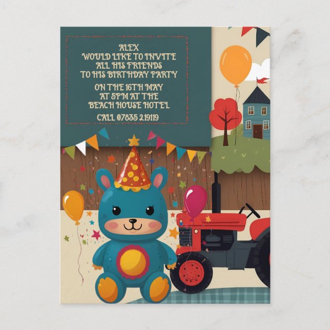 Convites de festa (Frente)