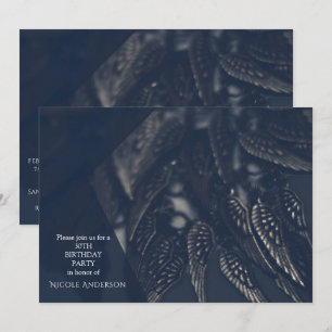 Convites de festa com tema de Asas de Anjo Sombrio