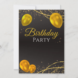 Convites de festa de aniversário