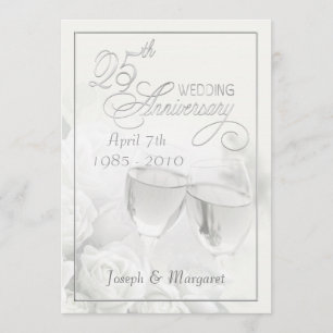 Convites de festa de aniversário de 25 anos - Pers