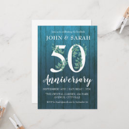 convites de festa de aniversário de 50 anos florai