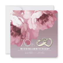 Convites de festa de aniversário de casamento de 7