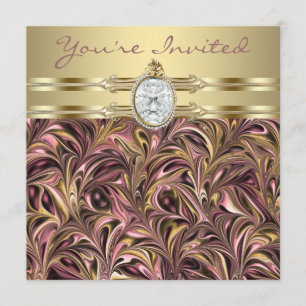 Convites de festa de aniversário para mulheres de 