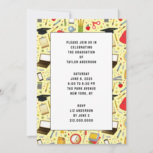 Convites de Festa de Formatura (Frente)