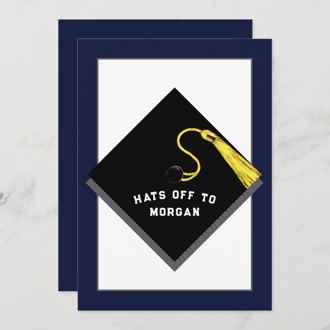 Convites de Festa de Formatura  (Frente/Verso)