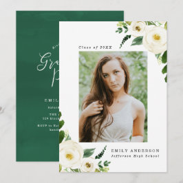 Convites de Festa de Formatura com Jardim em Flor 