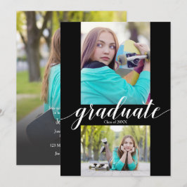 Convites de Festa de Formatura com Múltiplas Fotos