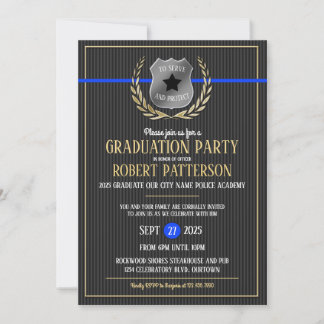 Convites de Festa de Formatura da Academia de Polí