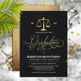 Convites de Festa de formatura da Faculdade de Dir