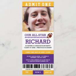 Convites de Festa de formatura de futebol