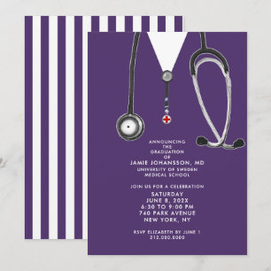 Convites de Festa de Formatura de Médico