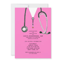 Convites de Festa de Formatura de Médico