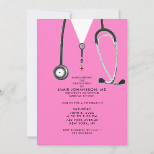 Convites de Festa de Formatura de Médico