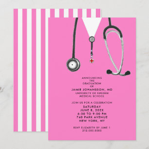 Convites de Festa de Formatura de Médico