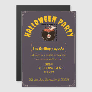Convites de Festa de Halloween de Filmes de Terror
