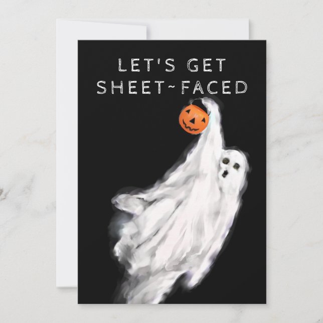 Convites de Festa de Halloween para Adultos (Frente)