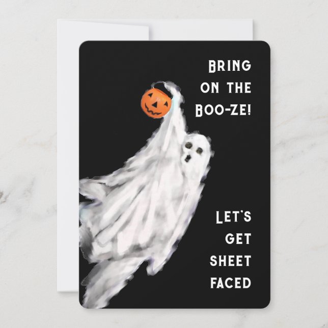 Convites de Festa de Halloween para Adultos (Frente)