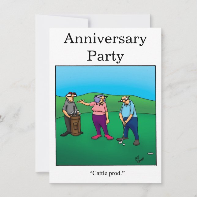 Convites de Festa de Humor de Aniversário "Óculos  (Frente)
