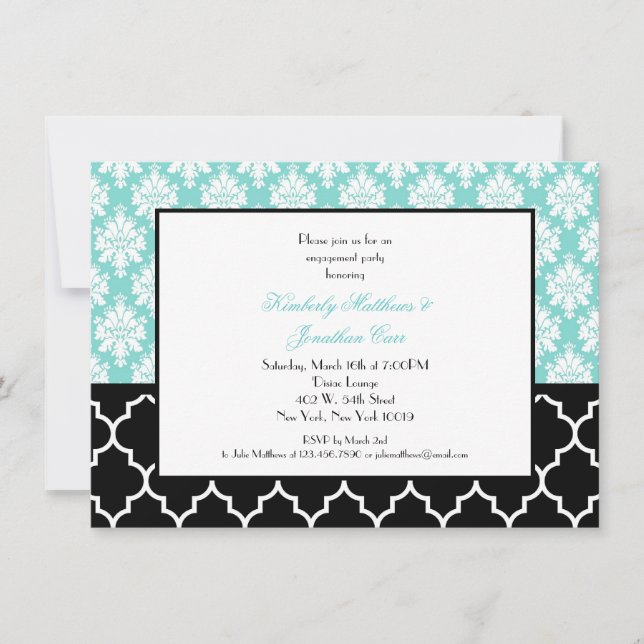 Convites de Festa de noivado (Frente)