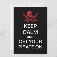 Convites de Festa do Dia de Falar como um Pirata