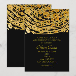 Convites de festa exóticos com estampa de leopardo