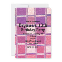 Convites de Festa Glamurosos com Brilho Chunky Chi