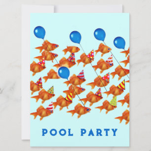 Convites de Festa na Piscina