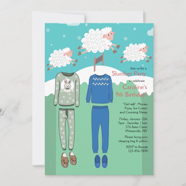 Convites de festas (Frente)