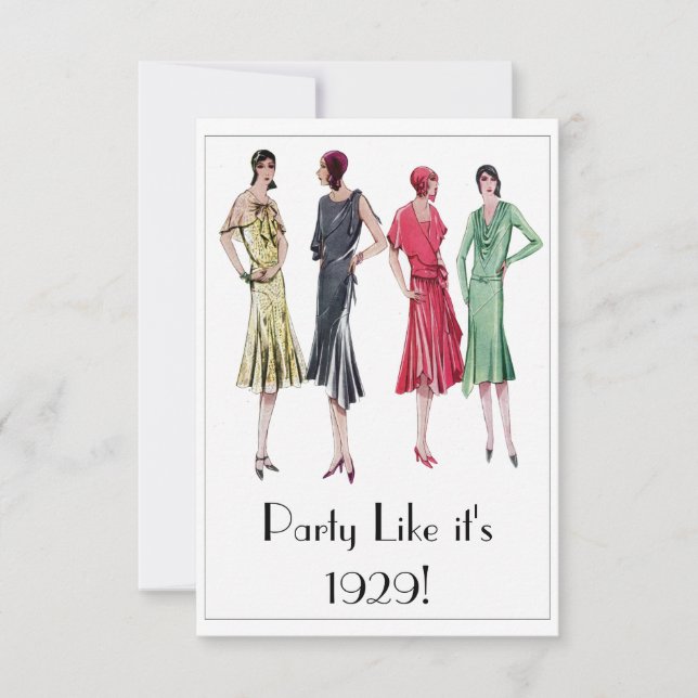 Convites de festas 1929 (Frente)