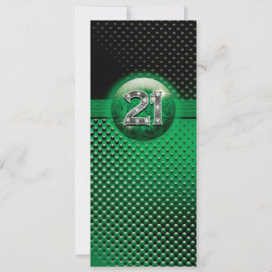 convites de festas aniversário de 21 anos elegante